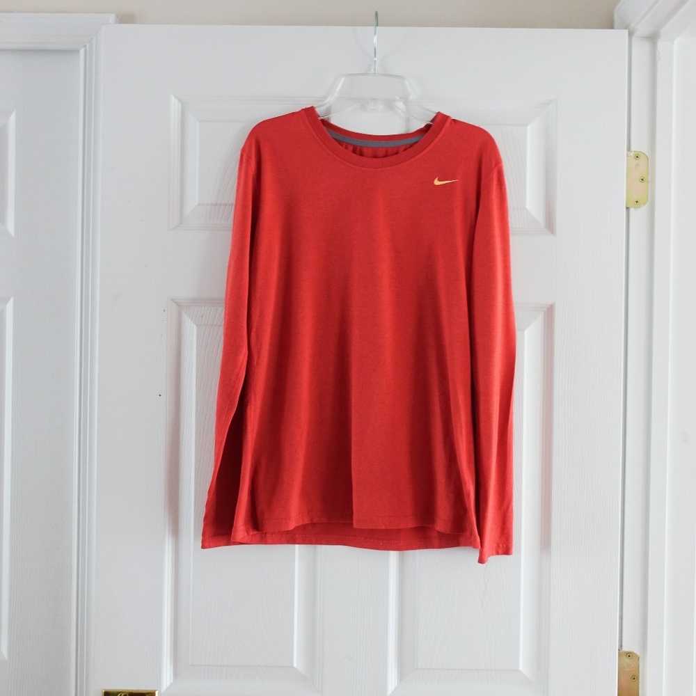 Nike Dri--Fit Shirt - Red Medium